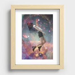Falling Up Through Space Recessed Framed Print