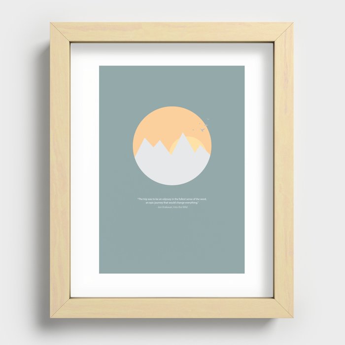 Into the wild Recessed Framed Print