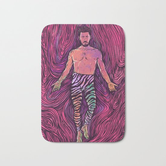Eyes Shut Bath Mat