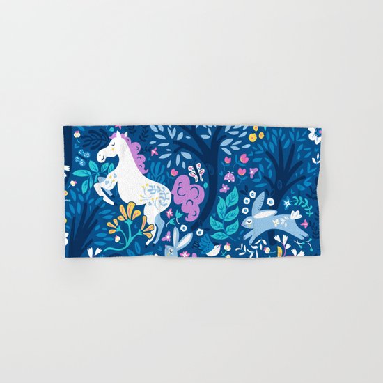 Woodland Folk Hand & Bath Towel