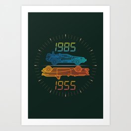 BACK TO THE FUTURE Movie Poster Art Print