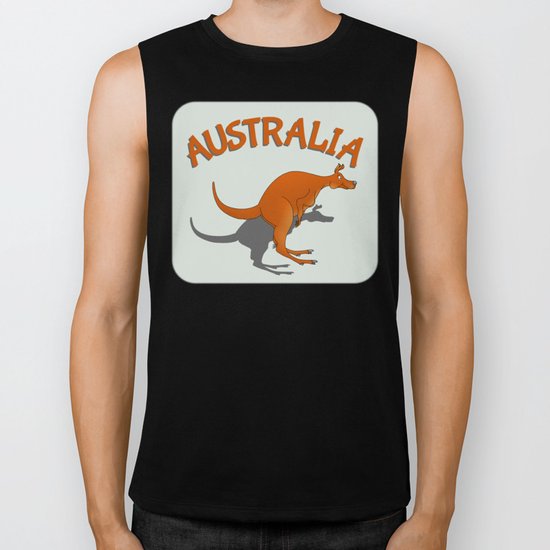 Kangaroo Australia Biker Tank
