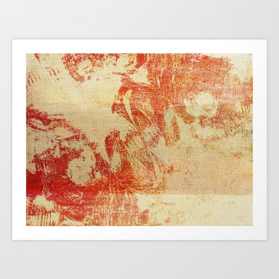 Red Clouds Art Print