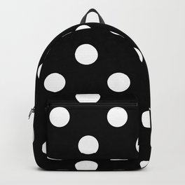 white polka dots design Backpack
