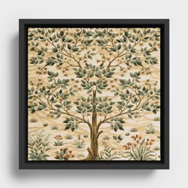 William Morris Tree Of Life, Morris Tree  Framed Canvas