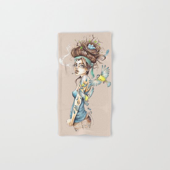 Birdbrain Hand & Bath Towel