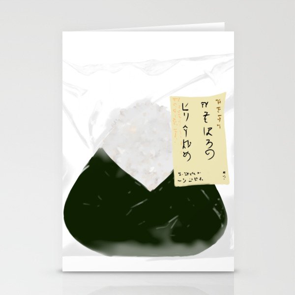 Onigiri Japanese snack Stationery Cards