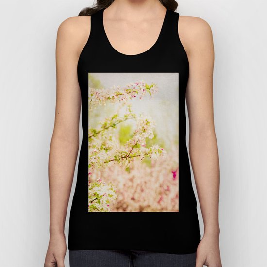 Country Lane Flowers Unisex Tank Top