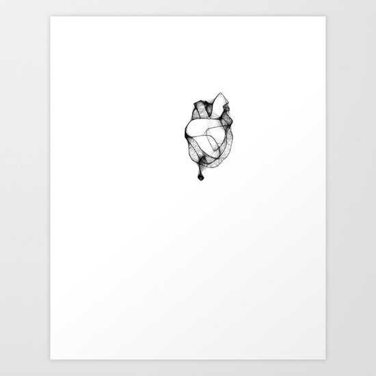 Hook in my Heart Art Print