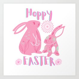 Hoppy Easter Art Print