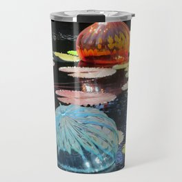 Lily Pond and Glass Floaters Travel Mug