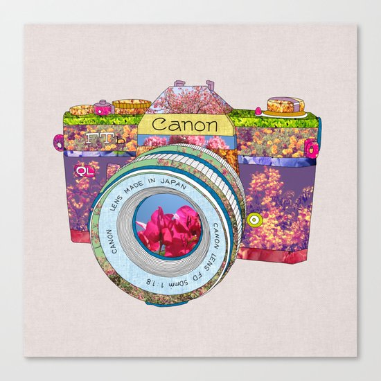 FLORAL CAN0N Canvas Print