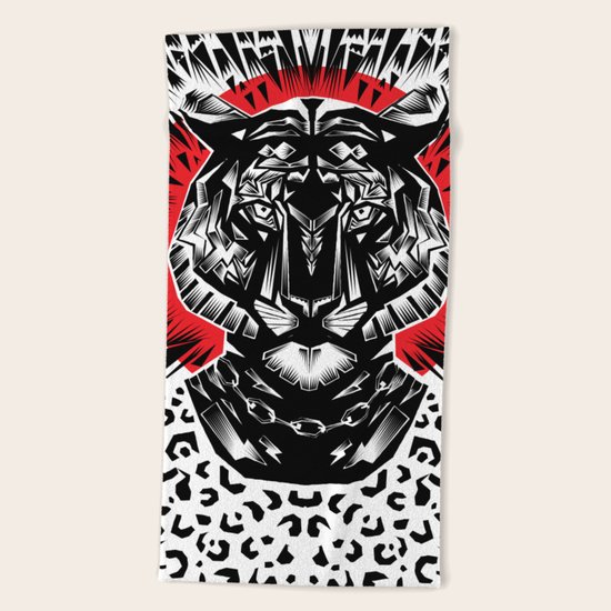 Tiger Beach Towel
