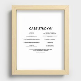 Case Study 01 - Daniel Caesar Recessed Framed Print