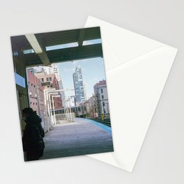 Monday Commute on Film 2 Stationery Card