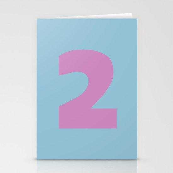Number 2 Stationery Cards