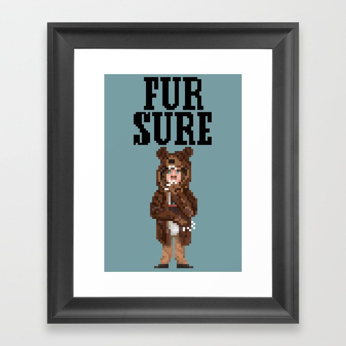 Fur Sure Framed Art Print