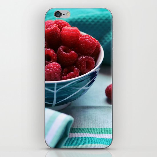 Ruby Delicious - Raspberry Still Life iPhone & iPod Skin