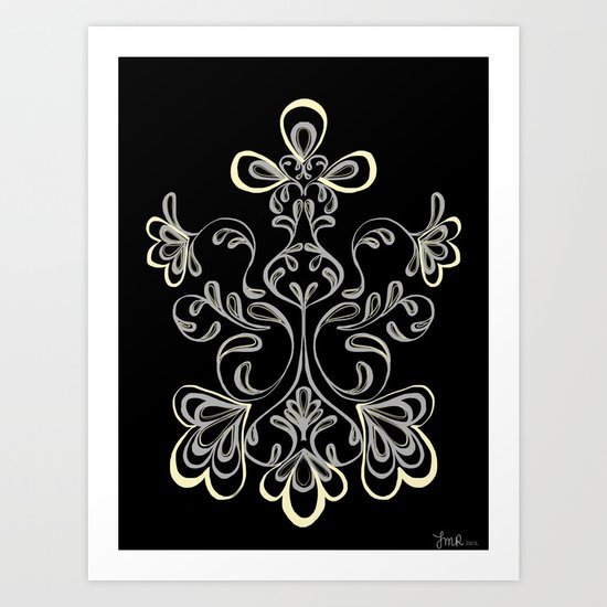 swirls II Art Print