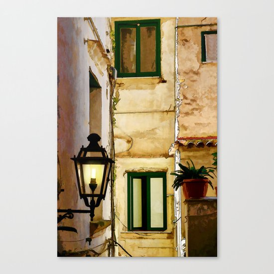 Amalfi Backstreet Canvas Print