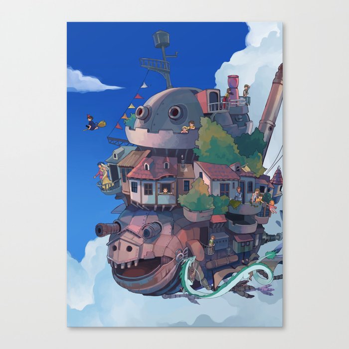 studio ghibli Canvas Print by KEL H | Society6