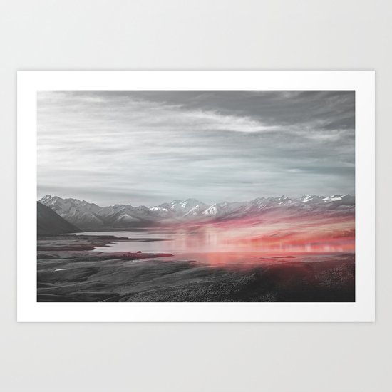 Painted Mirrors Art Print