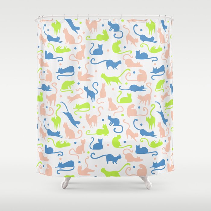 cats, cats and other cats Shower Curtain