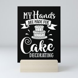 Cake Decorating Ideas Beginner Decorator Mini Art Print