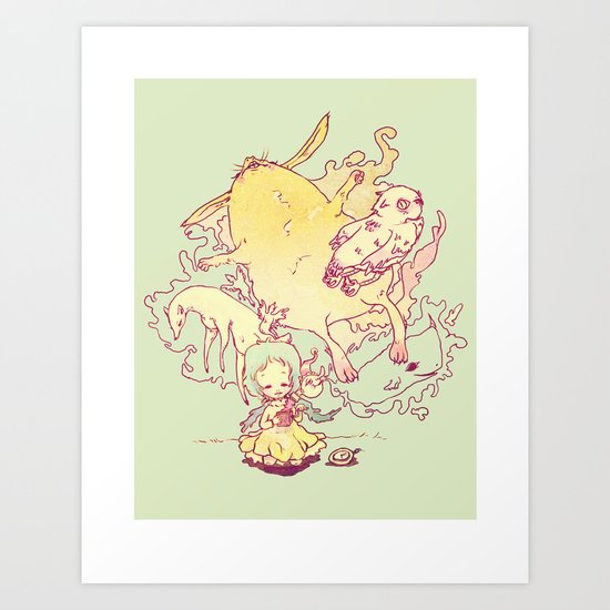 My Jack in a Box Art Print