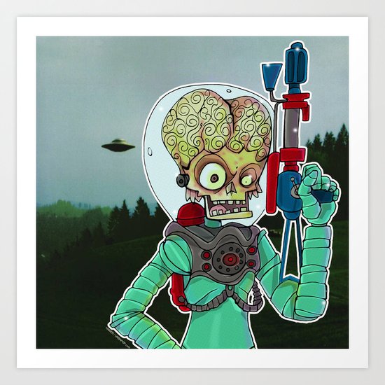 MARS ATTACKS Art Print