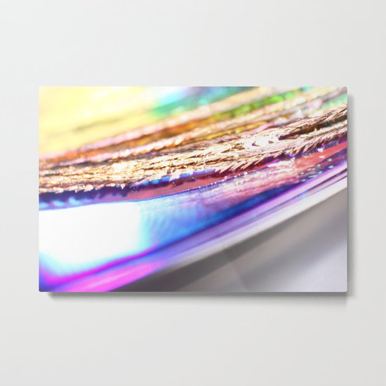 Bet(we)en Metal Print