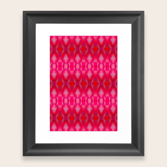 Ikat Framed Art Print