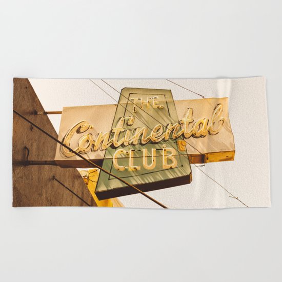 The Continental Club Beach Towel
