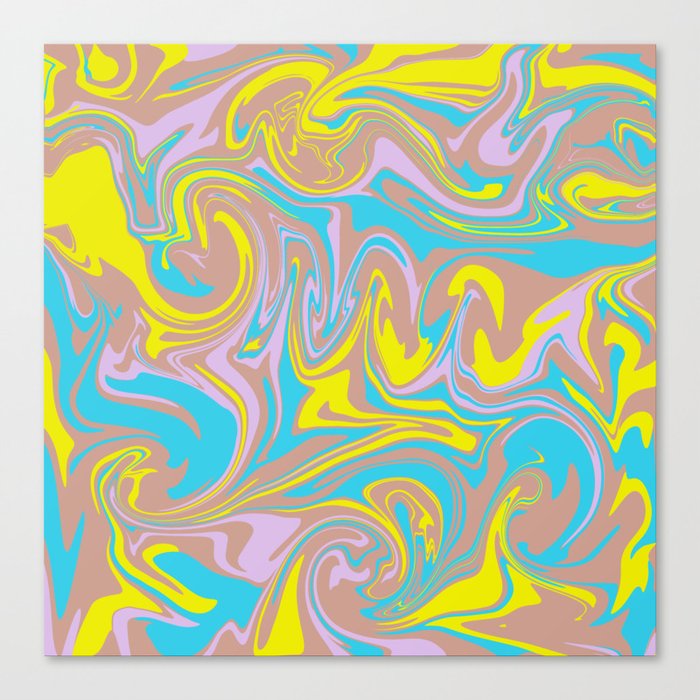 Pastel Marble Canvas Print