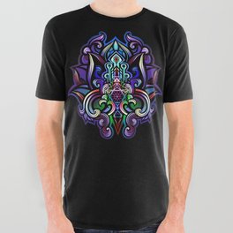 lotus heart temple All Over Graphic Tee