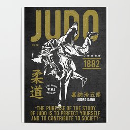 Judo, Jigoro Kano Quote Poster