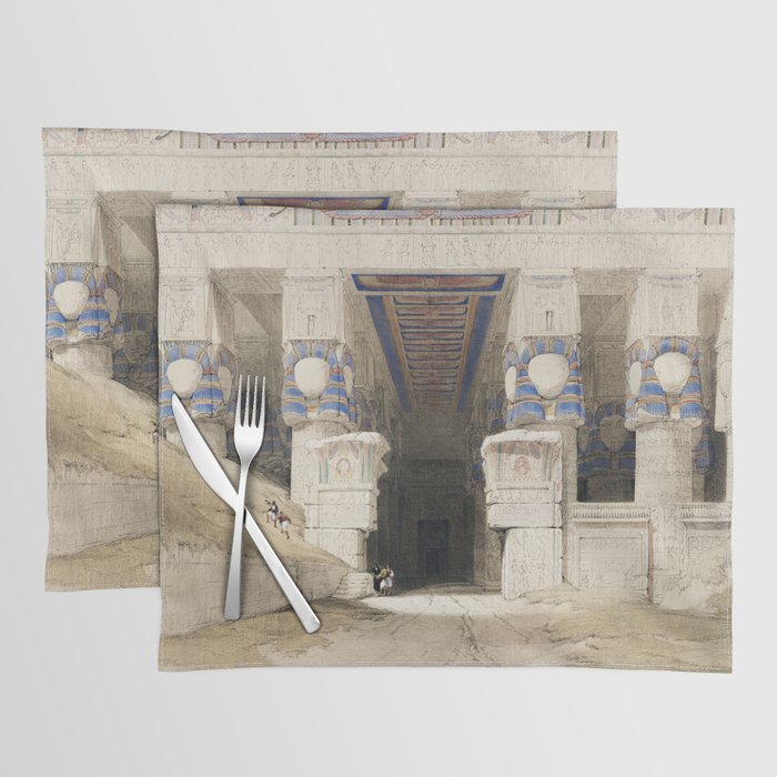 Gods of Egypt Pharaohs of Egypt Monuments of Egypt Placemat