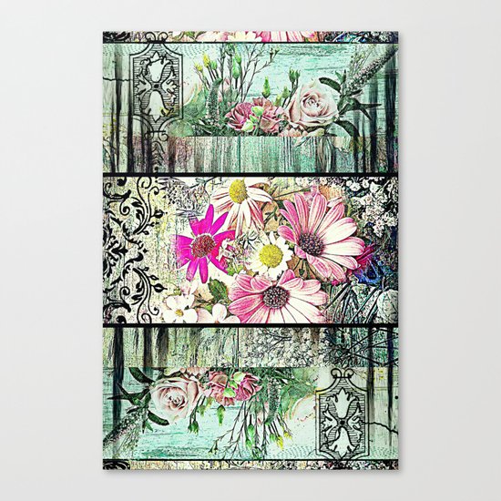 Tower of Flowers Canvas Print