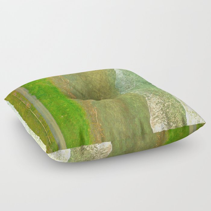 green velvet characteristics fabric finish Floor Pillow