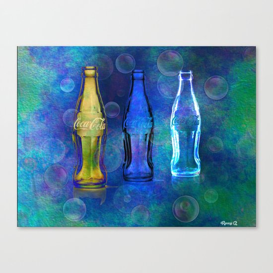 Three Cokes Canvas Print