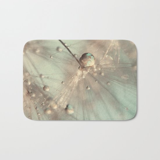 dandelion mint Bath Mat