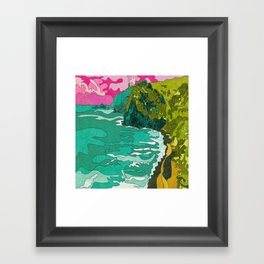 Pololu Valley, Big Island Framed Art Print