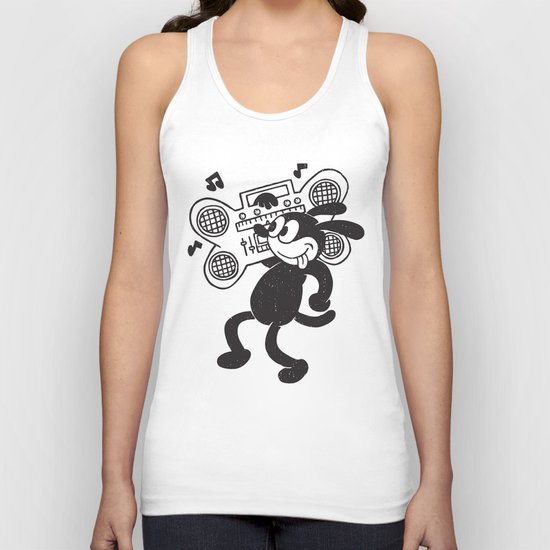 A Dog with a Bonebox Unisex Tank Top