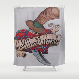 Jack the ripper Shower Curtain
