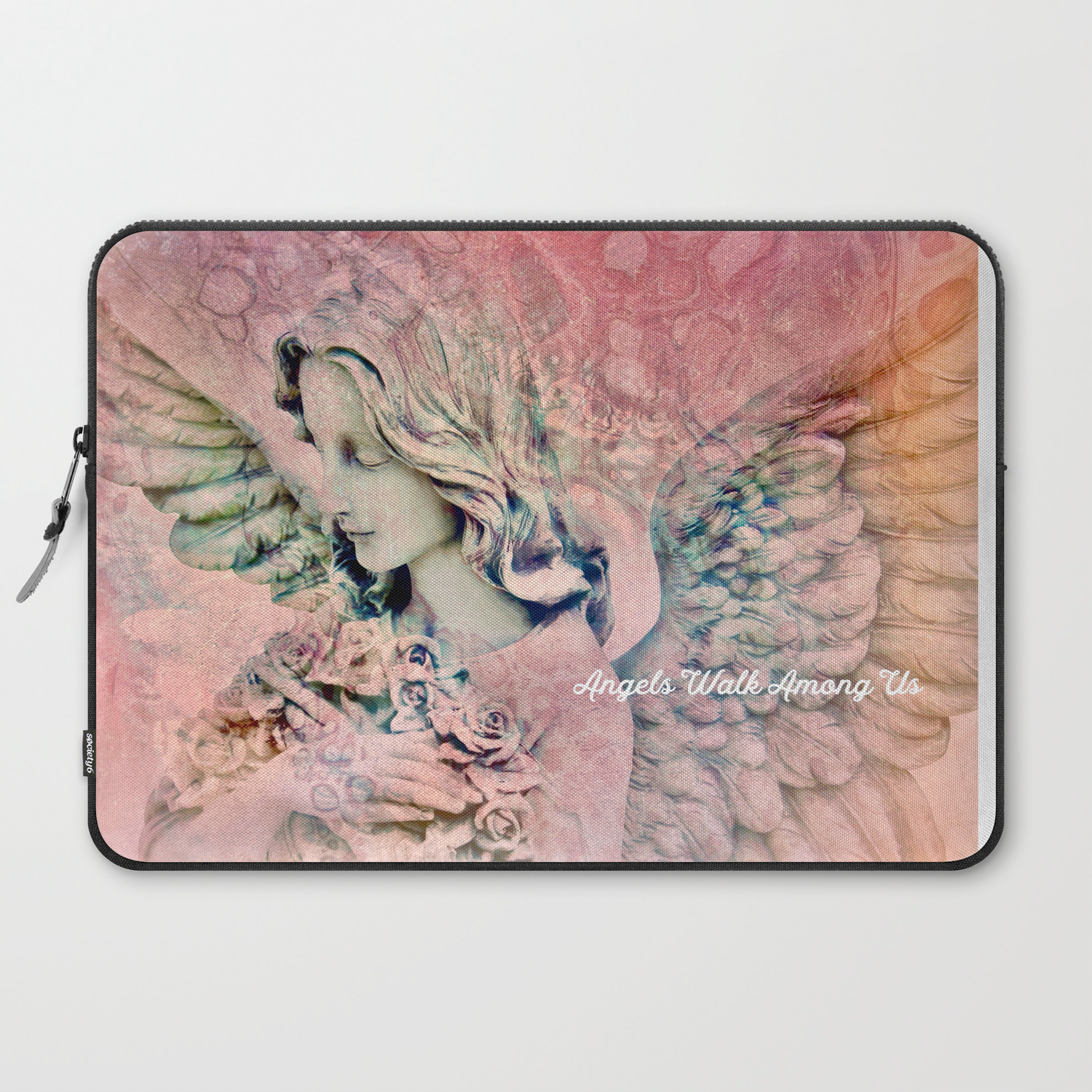 Angels Walk Among Us Laptop Sleeve By Colettelrsn Society6