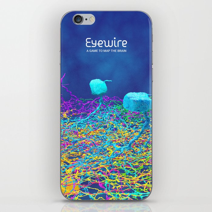 Ganglion Neurons on Blue iPhone Skin