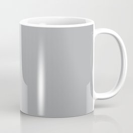 Plain Metal grey | Solid Color | Solid Metal grey | Metal grey Coffee Mug