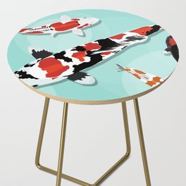 Koi Fish Pond #2 Side Table