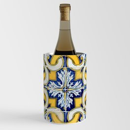 Portuguese blue tile Wine Chiller