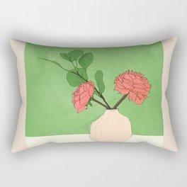 Thought of you Green Rectangular Pillow